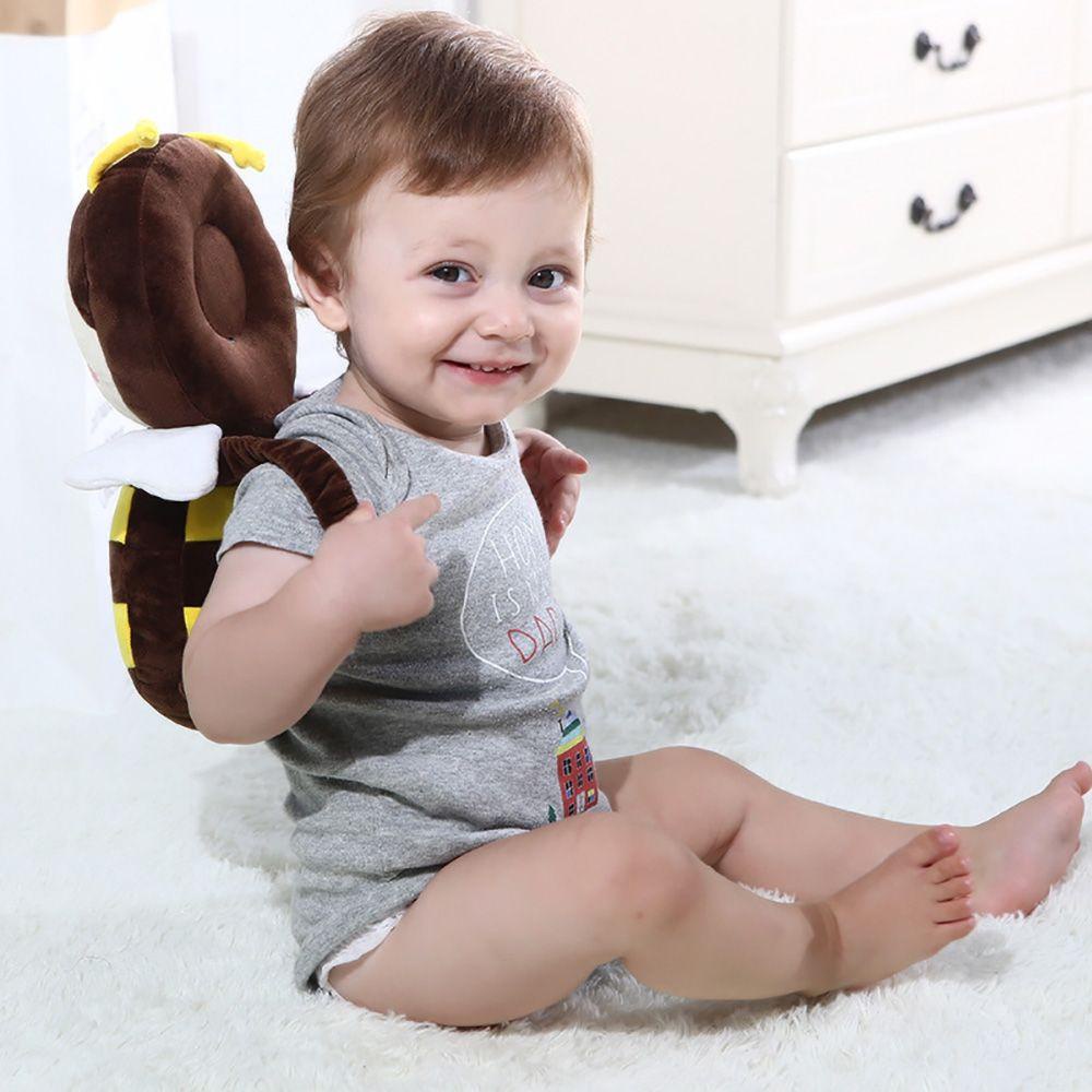 CABEZA Gối Bảo Vệ Đầu Cho Bé Sơ Sinh Bằng Cotton PP Hình Chú Ong Hoạt Hình