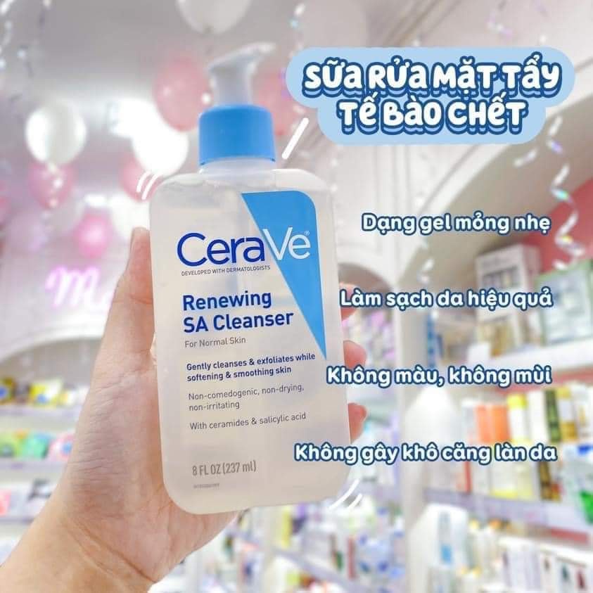 Sữa Rửa Mặt Cerave SA Smoothing Cleanser 236ml