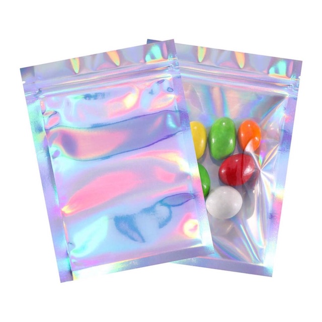 Túi zip nhôm hologram size 10*15