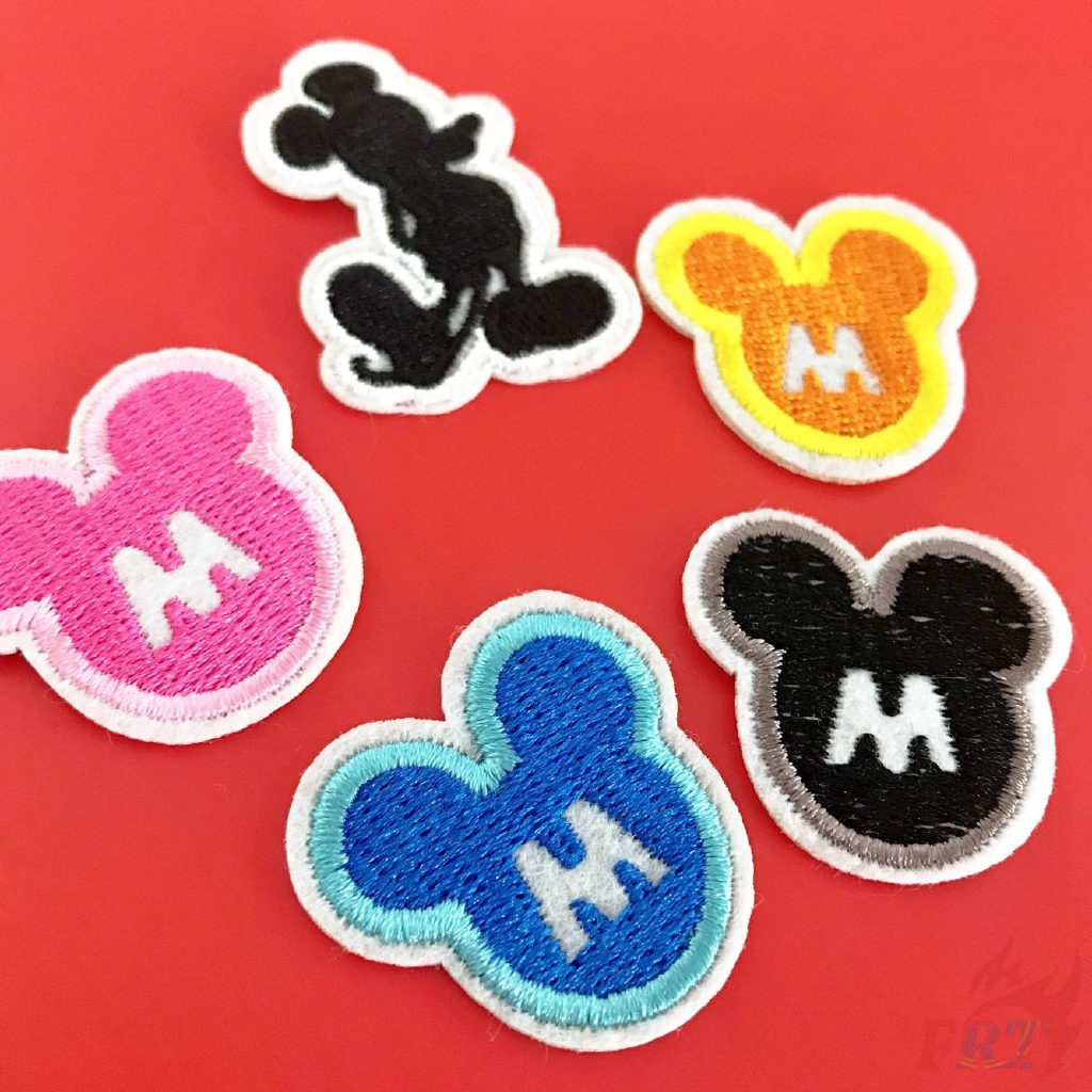 Miếng dán ủi quần áo hình chuột Mickey Disney dễ thương S-5