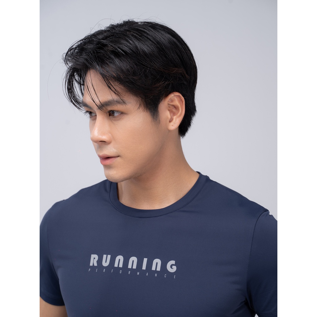 Áo thun T-Shirt nam YODY in chữ Running Thể Thao thoáng mát phù hợp với hoạt động cường độ cao -  STM5015