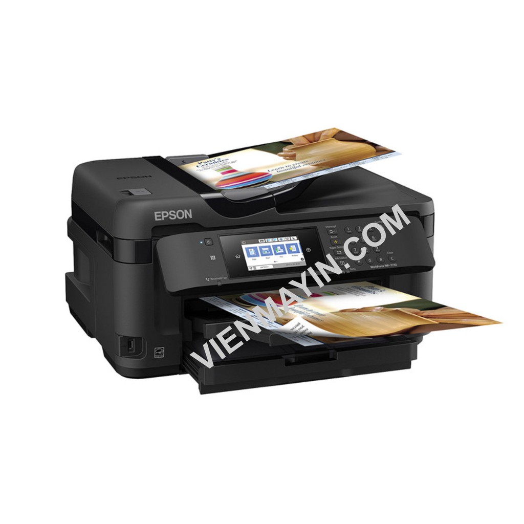 MÁY IN EPSON ĐA CHỨC NĂNG A3 WF-7710 - LẮP MỰC NGOÀI DYE UV