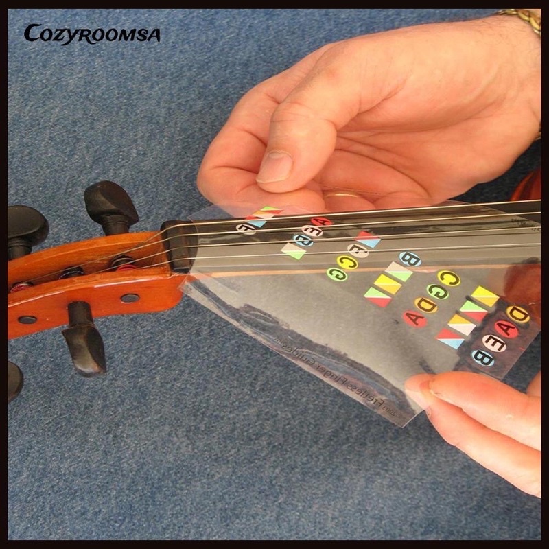 Miếng dán phím đàn Violin cho người mới tập- Miếng dán đanh dấu vị trí nốt nhạc -Stecker phím đàn Violin