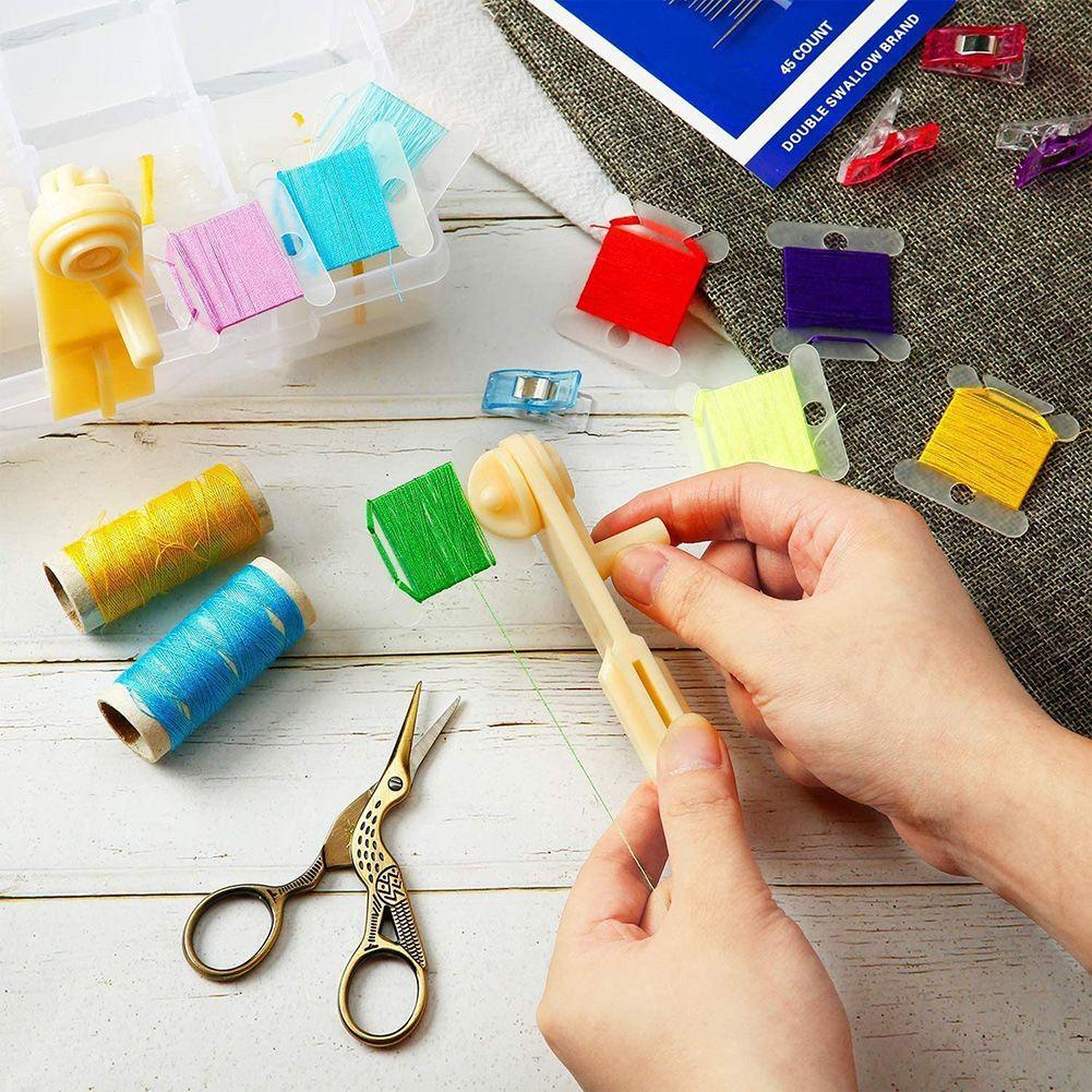 Hộp Đựng Dụng Cụ Thêu Bằng Nhựa Tiện Dụng DIY