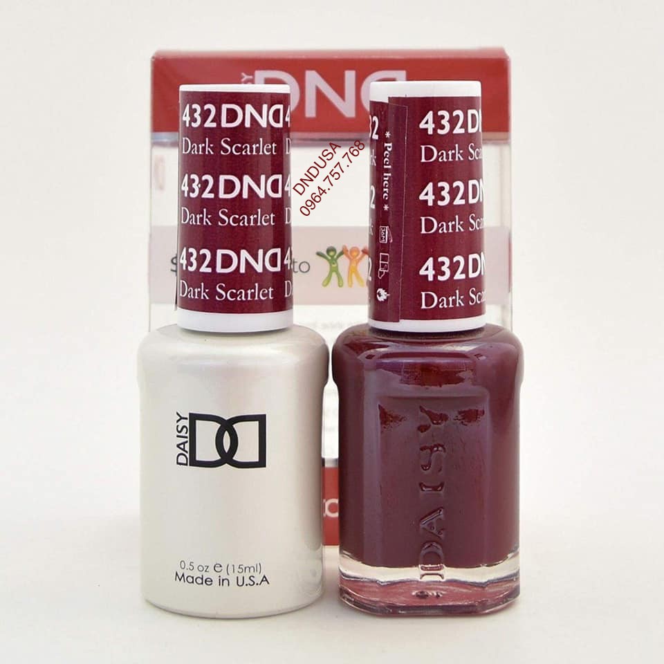 Set sơn gel + thường DND432- Mã 432 & DND 462