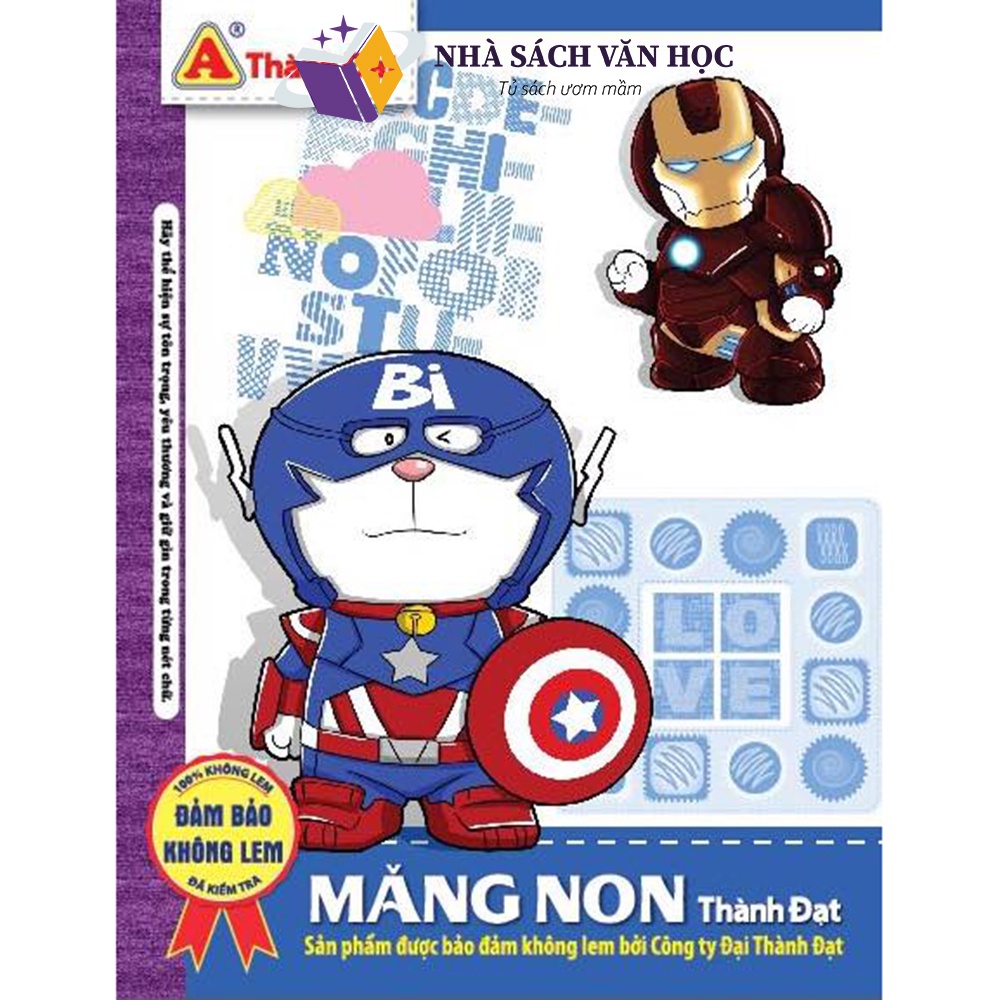 Vở - Combo Măng Non - Hoa Học Trò 4 Ôly - Đảm Bảo Không Lem