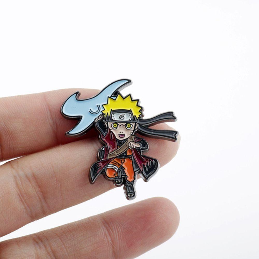 EXPEN Huy Hiệu Cài Áo Kim Loại Hình Nhân Vật Anime Naruto