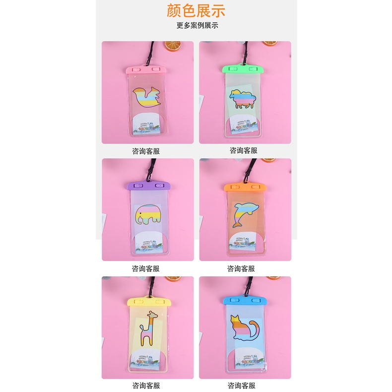 Bao Đựng ĐIện Thoại Chống Nước 100% Hình Cute - Đi Biển