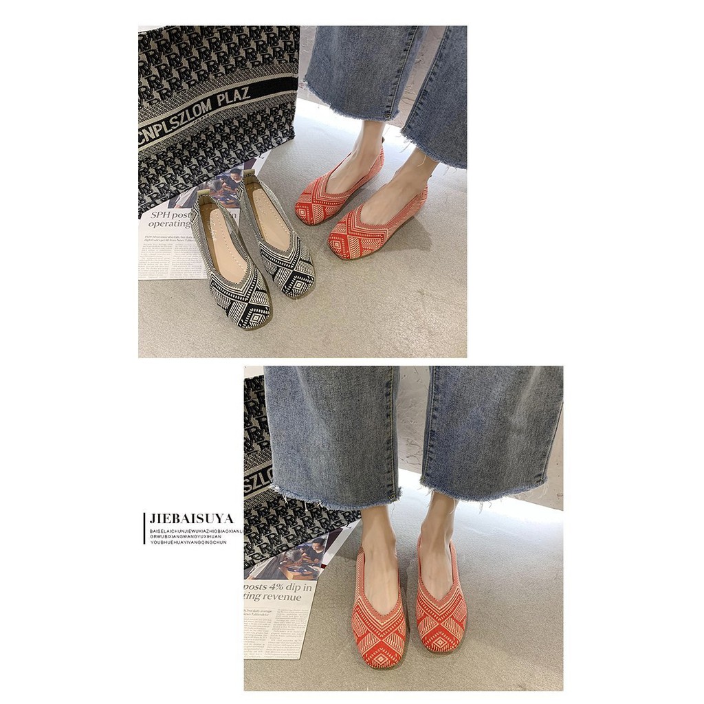 Giày Búp Bê Đế Mềm Thoáng Khí Thời Trang Xuân Hè 2021 Cho Nữ | BigBuy360 - bigbuy360.vn