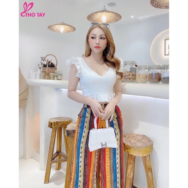Đầm body 2 dây in dễ thương TRIPBLE T DRESS - Free size dưới 54kg