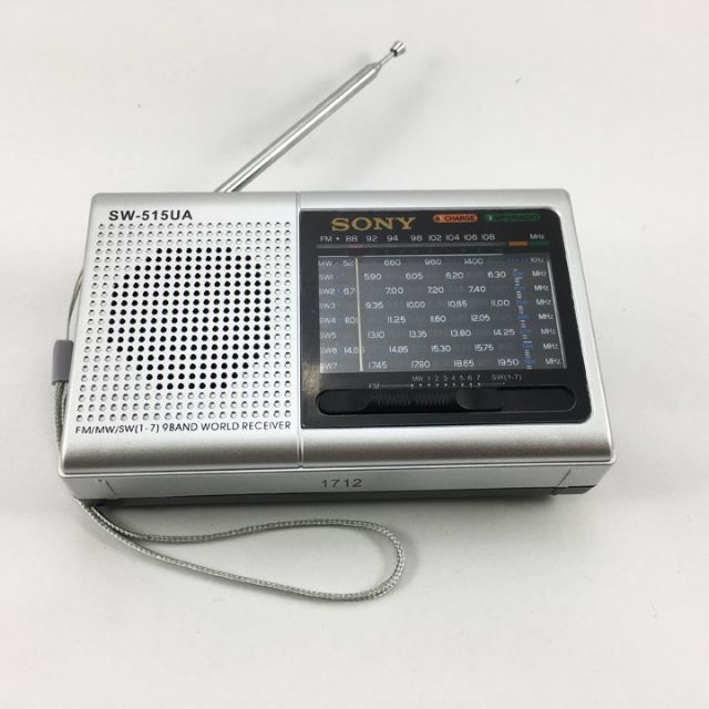 Đài Radio Fm Sw Nghe nhạc - 515 Sony Kèm 1 pin sạc