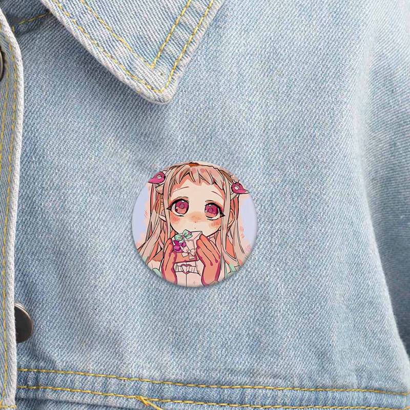 Huy Hiệu Gài Áo Hình Nhân Vật Hoạt Hình Dễ Thương