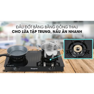 Bếp ga đôi Kangaroo KG8G1C