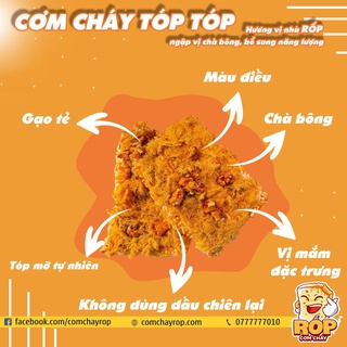 Cơm Cháy Rốp tóp mỡ chà bông loại 80 gram