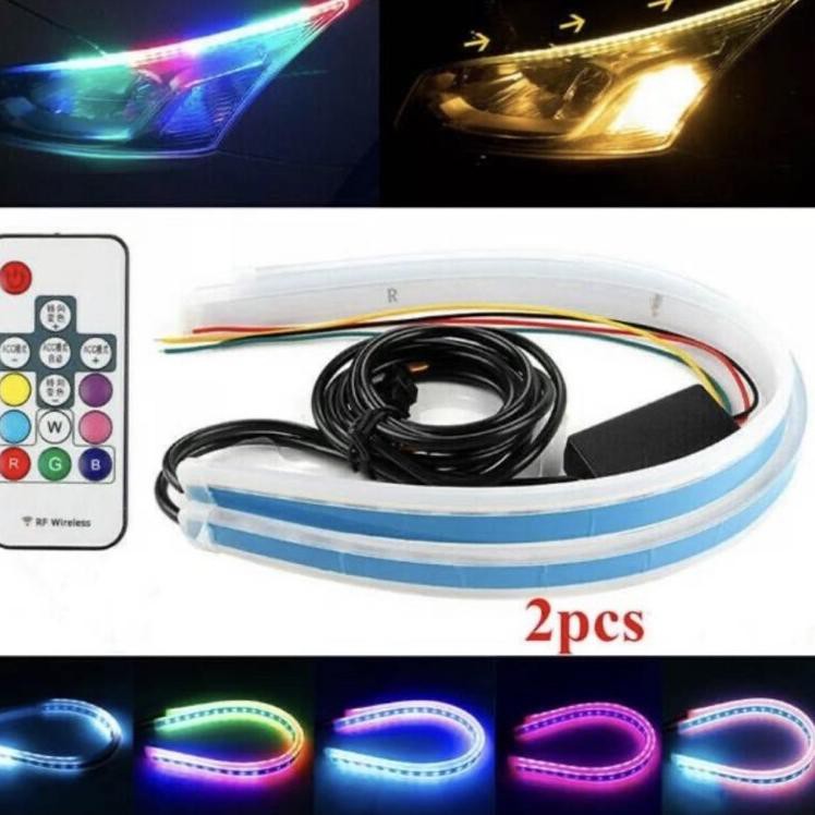 Đèn Led Rgb Zdm 30cm 45cm 45cm Pcx Lexi Adv Điều Khiển Từ Xa Thay Đổi Màu Sắc Độc Đáo