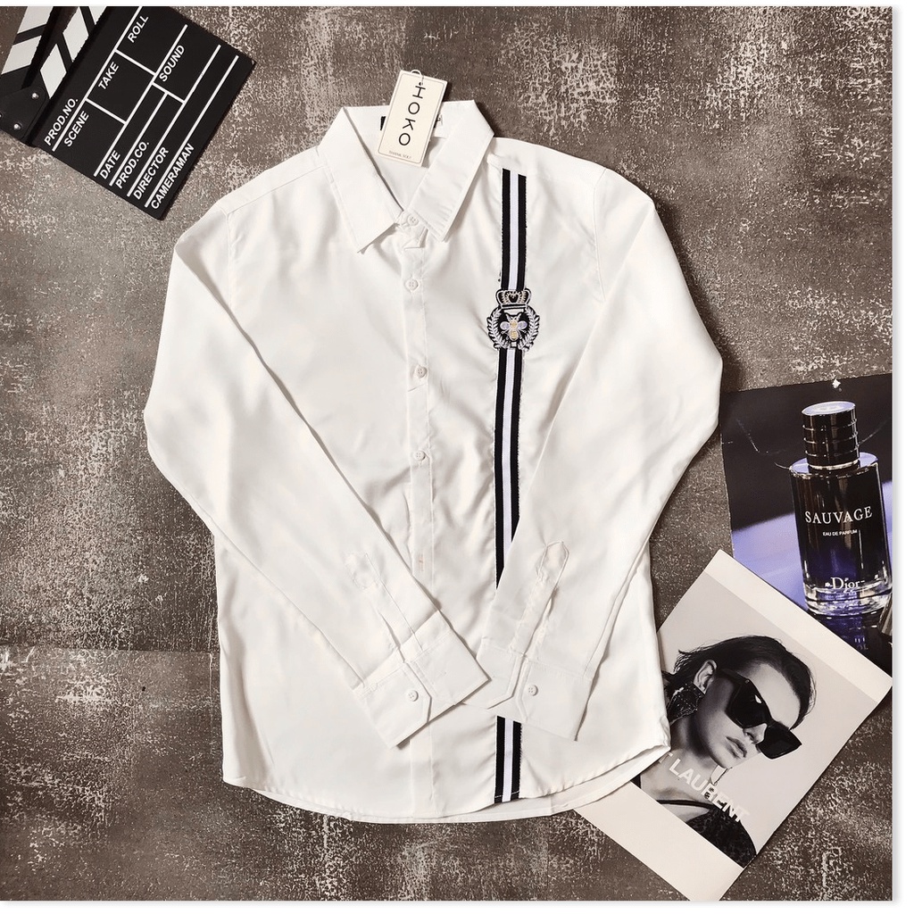 ÁO SƠ MI DÀI TAY NAM SIÊU ĐẸP CHẤT LIỆU LỤA CỰC TỐT KHANH AN