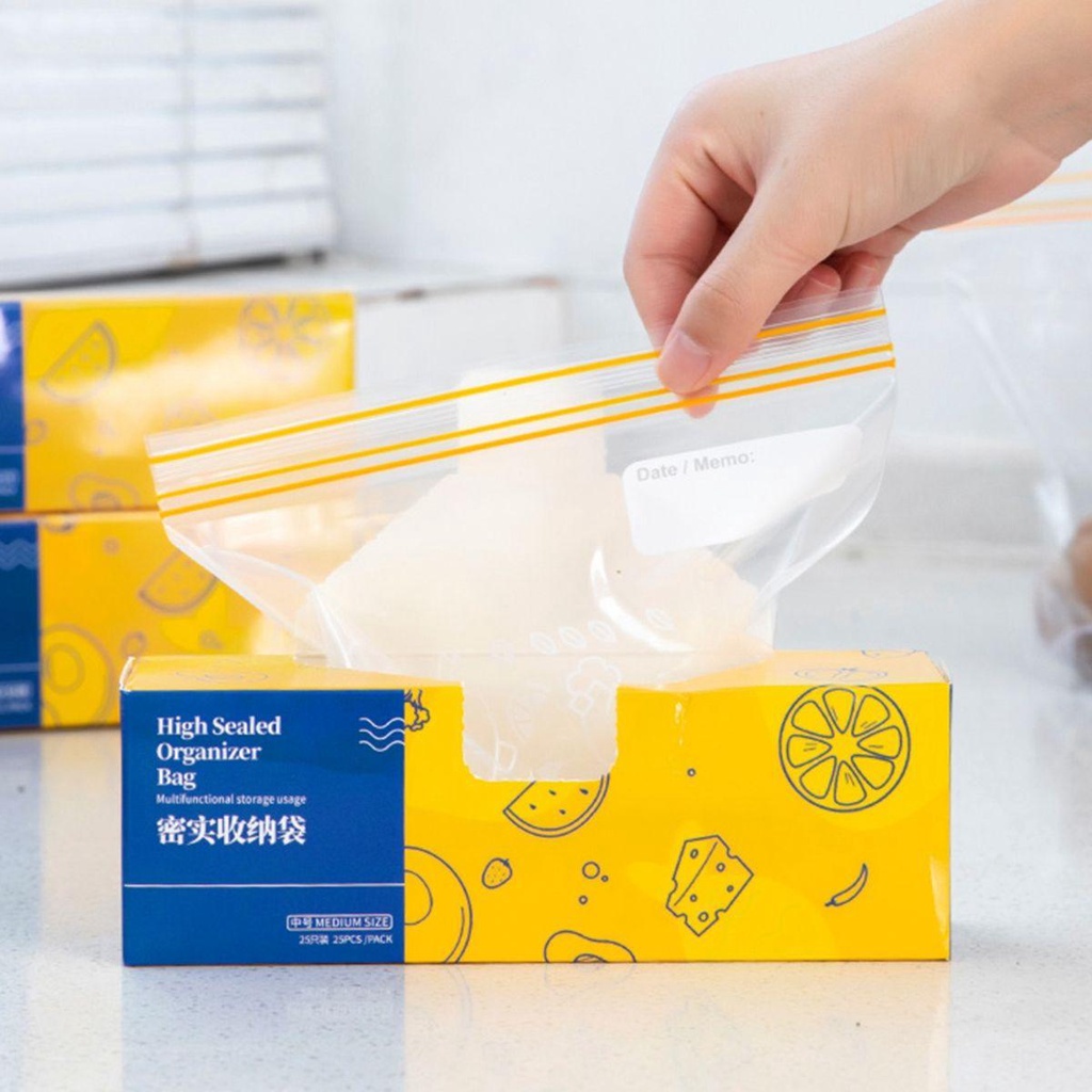 Túi Đựng Thực Phẩm Có Khóa Kéo Có Thể Tái Sử Dụng Tiện Lợi