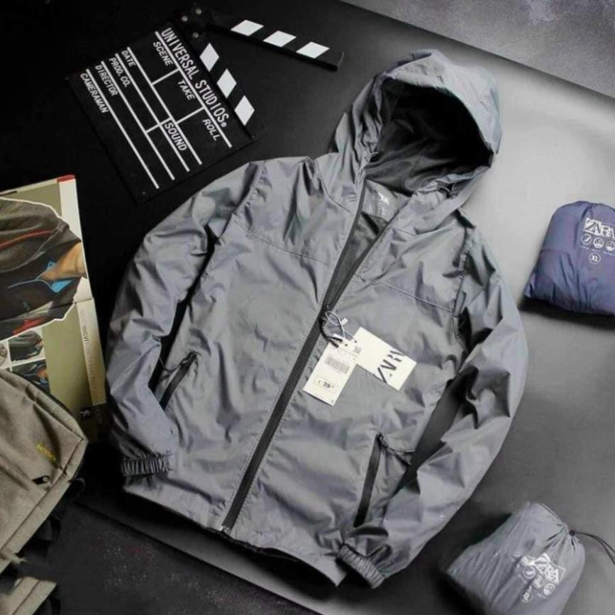 Áo Khoác 2 Lớp Vải Gió Mềm Mịn Chống Nước Cực Tốt Hàng Xuất Khẩu thời trang Banamo Fashion áo gió 2 lớp 392