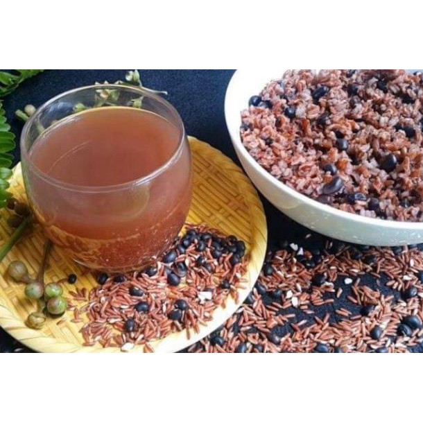 1kg trà Đậu đen gạo lứt lá dứa (lá nếp thơm) - Healthy