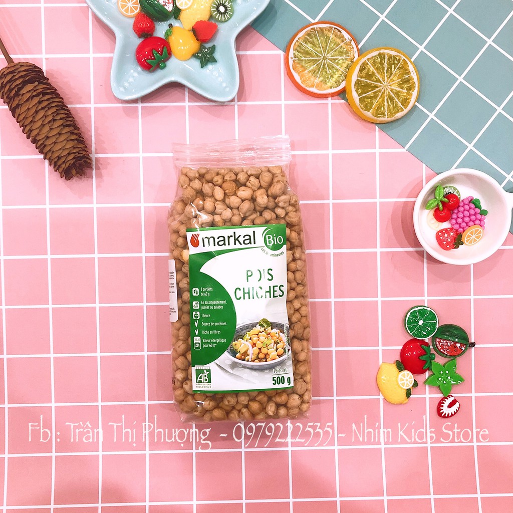 Đậu gà hữu cơ Markal 500g (date 6/2024)