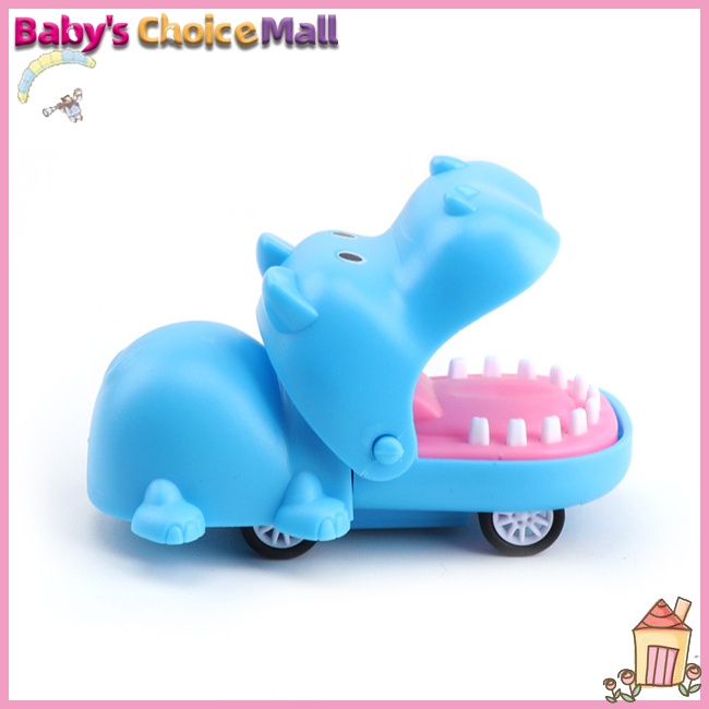 Đồ Chơi Hình Cá Sấu Hoạt Hình Mini Kéo Sau Xe Hơi