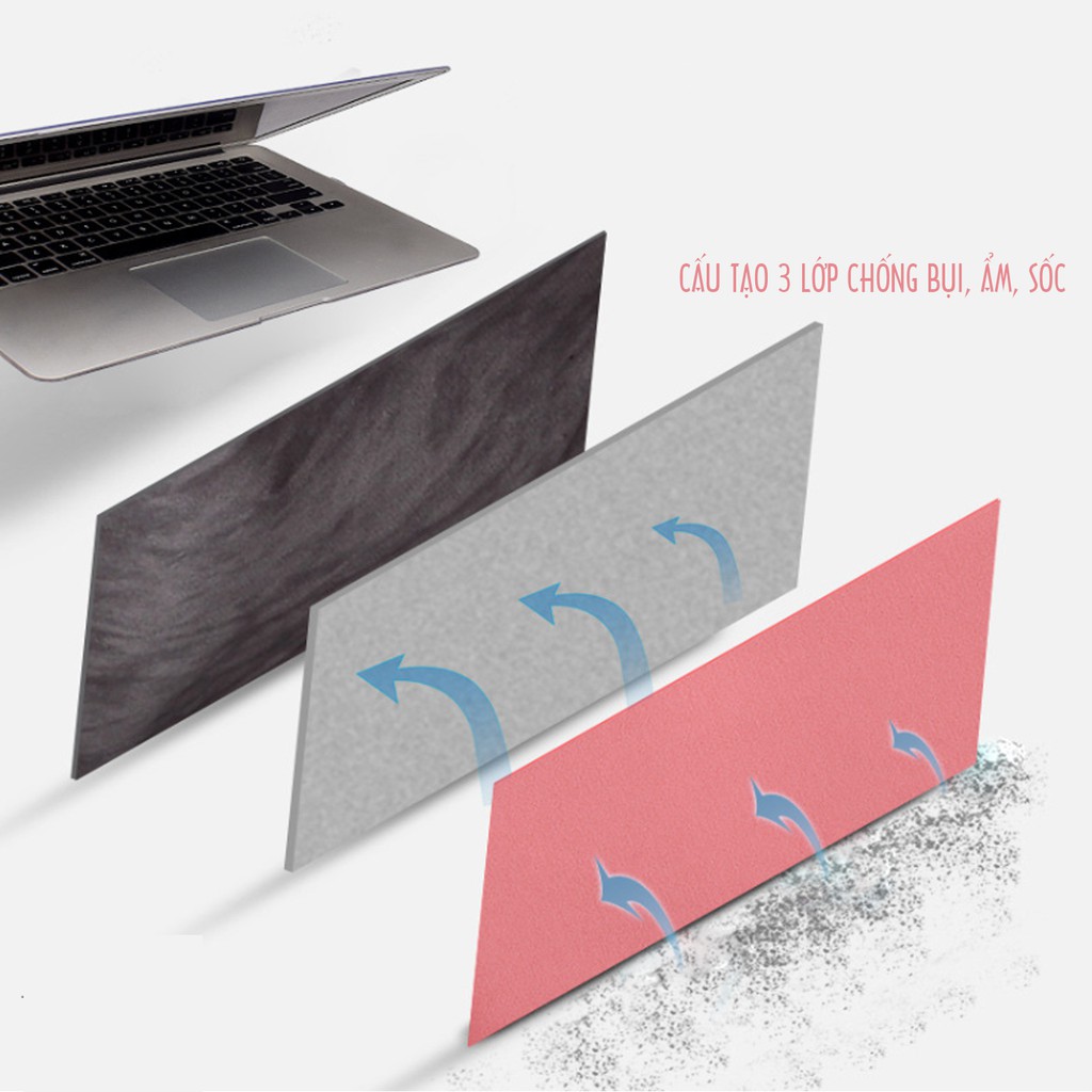[Mẫu mới] Túi chống sốc Macbook, laptop mẫu mới da Surface chống xước, chống nước | BigBuy360 - bigbuy360.vn