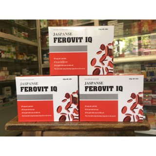 ✅(CHÍNH HÃNG) Viên sắt, bổ máu Ferovit IQ (hộp 60 viên)