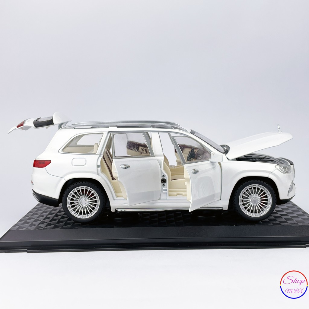 Xe mô hình sắt Mercedes Maybach GLS600 TẶNG KÈM BIỂN SỐ tỉ lệ 1:24 CHIMEI