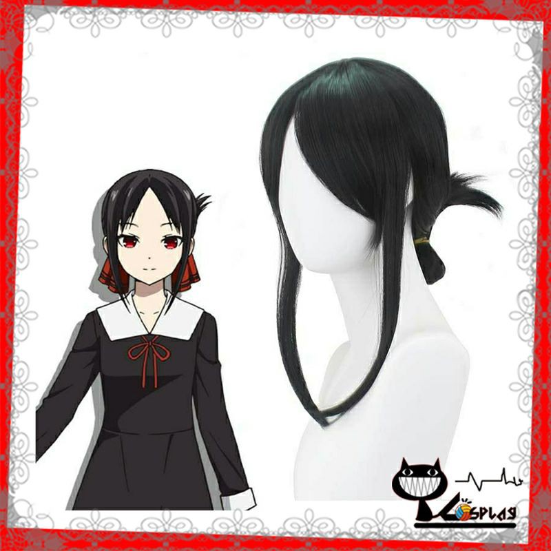 [sẵn] Wig/tóc giả cosplay Kaguya sama - Love Is War màu đen [Miu Cosplay]