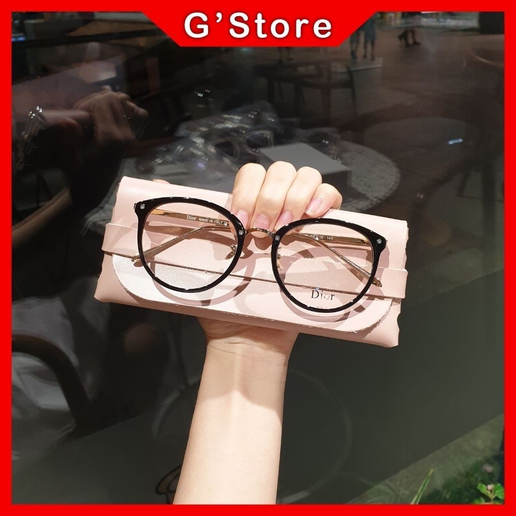 Gọng kính nữ 👀FREESHIP👀 Kính cận nữ mắt tròn phụ kiện thời trang 6020