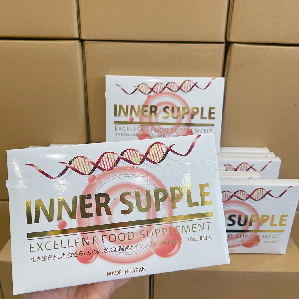 Nước Uống Tăng Nội Tiết Tố Nữ Inner Supple Excellent Food Supplement Nhật Bản Hộp 28 Gói