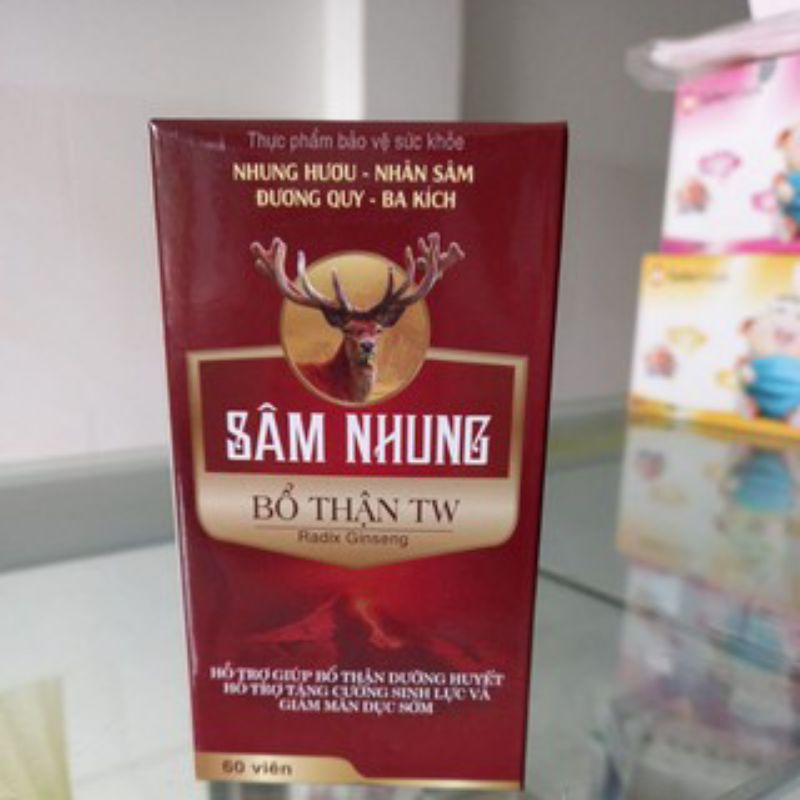 SÂM NHUNG BỔ THẬN TW3 LỌ 30 VIÊN _ SÂM NHUNG BỔ THẬN TW LỌ 60 VIÊN