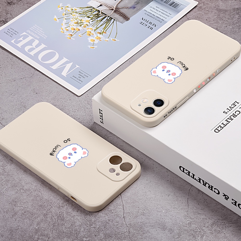 Ốp Điện Thoại Hình Gấu Trắng Đen Cho Xiaomi 9A 4X Redmi Note 5 7 8 10 9 Pro K20 Pro K30i POCO X2 Xiaomi 9T/9T Pro Redmi 6 7 9 4A 5A 6A 8A Pro