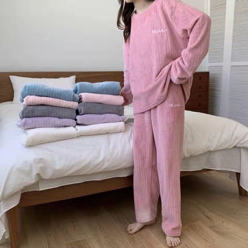 PVN33618 Bộ đồ ngủ mùa đông mặc nhà siêu ấm form rộng nam nữ unisex freesize giá rẻ T2 .