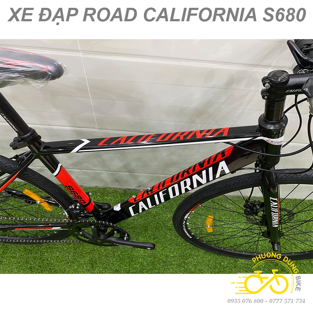 Xe đạp thể thao CALIFORNIA S680 - Mẫu Road