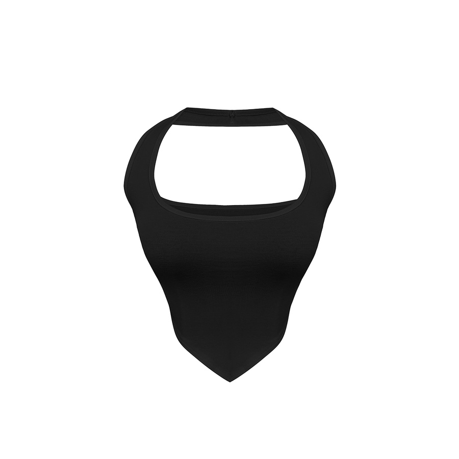 QKOOLE  Áo crop top Thời Trang Theo Phong Cách Hàn Quốc Dành Cho Nữ