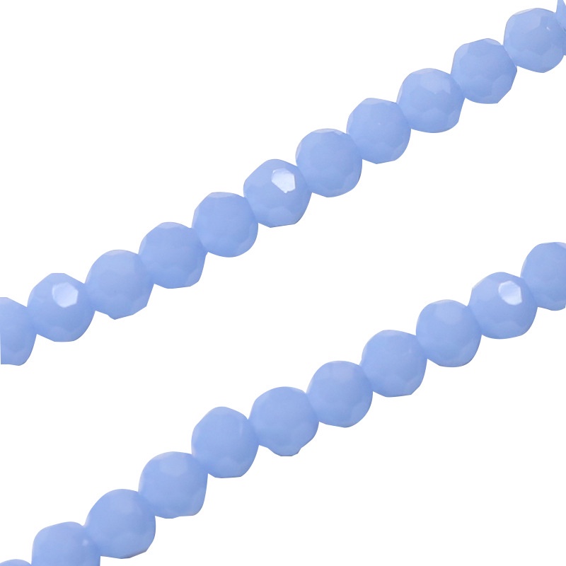 Set 100 bánh xe pha lê 4mm nhiều màu sắc dùng làm đồ trang sức thủ công