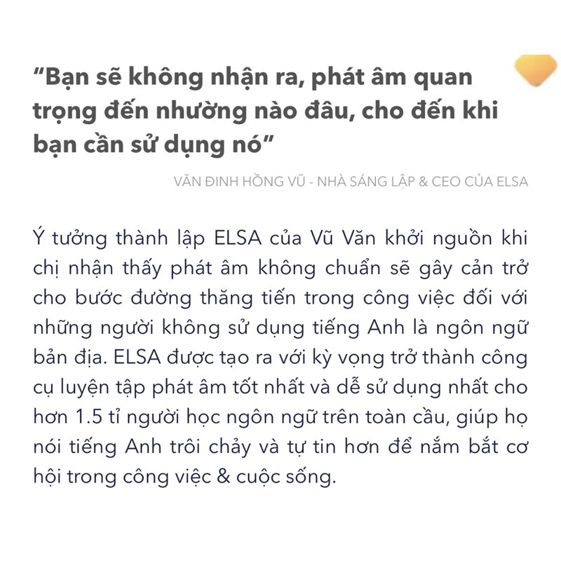 Toàn quốc -  - Phần mềm tiếng Anh ELSA Speak Pro