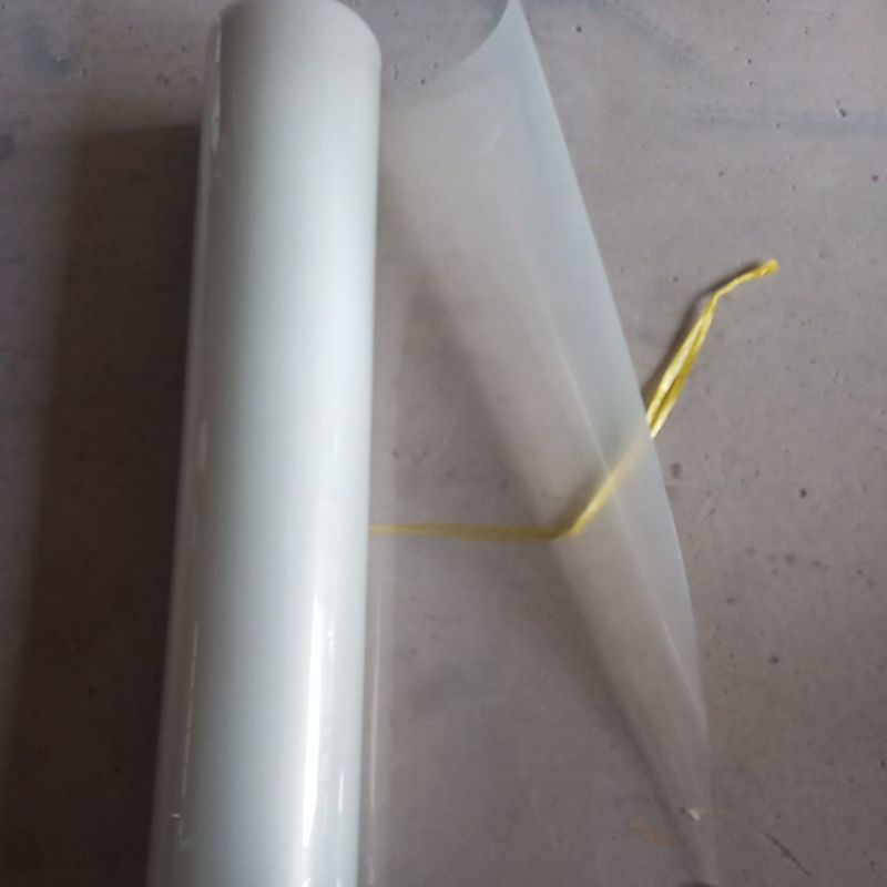 (Khổ cao 1.2m x dày 8 zem )Tấm tôn nhựa mờ PP tôn phẳng màu Trắng mờ Làm cổng Hoa - Backrop chụp hình đám cưới