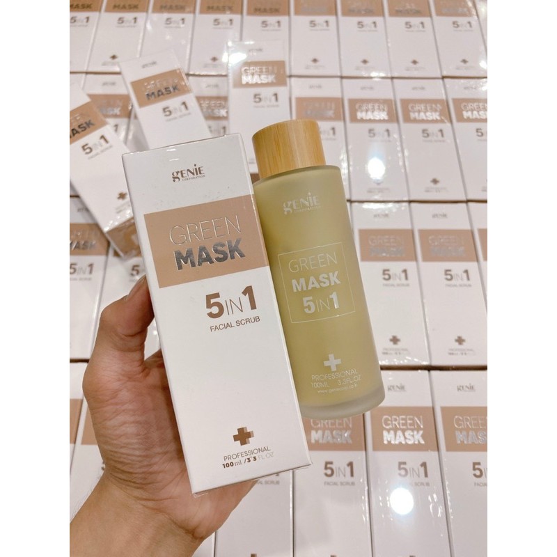 Mặt Nạ Tẩy Tế Bào Chết Genie Green Mask 5 IN 1