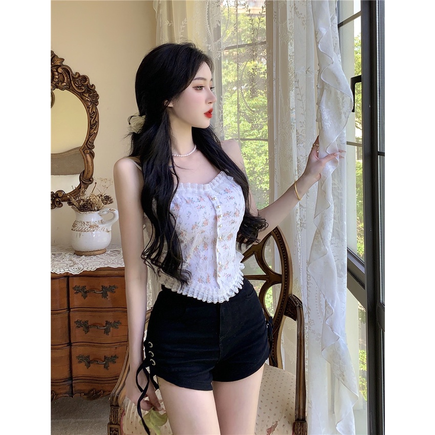 (Hàng Mơi Về)Áo Bra Ren Tiểu Thư Đính Ngọc Siêu Xinh - Áo Croptop Hai Dây Ren Cao Cấp