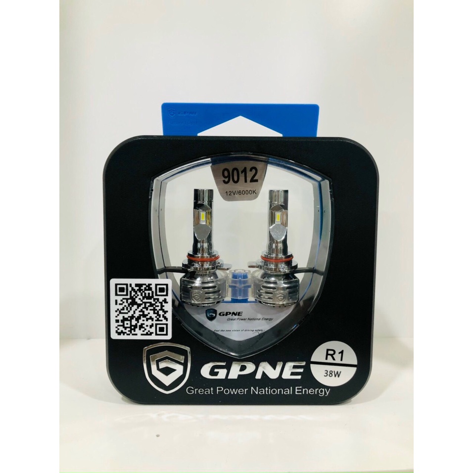 Bộ 02 bóng đèn led ô tô GPNE R1 siêu sáng có canbus chân H4, 9005, 9006, H7, H1, H11, 9012