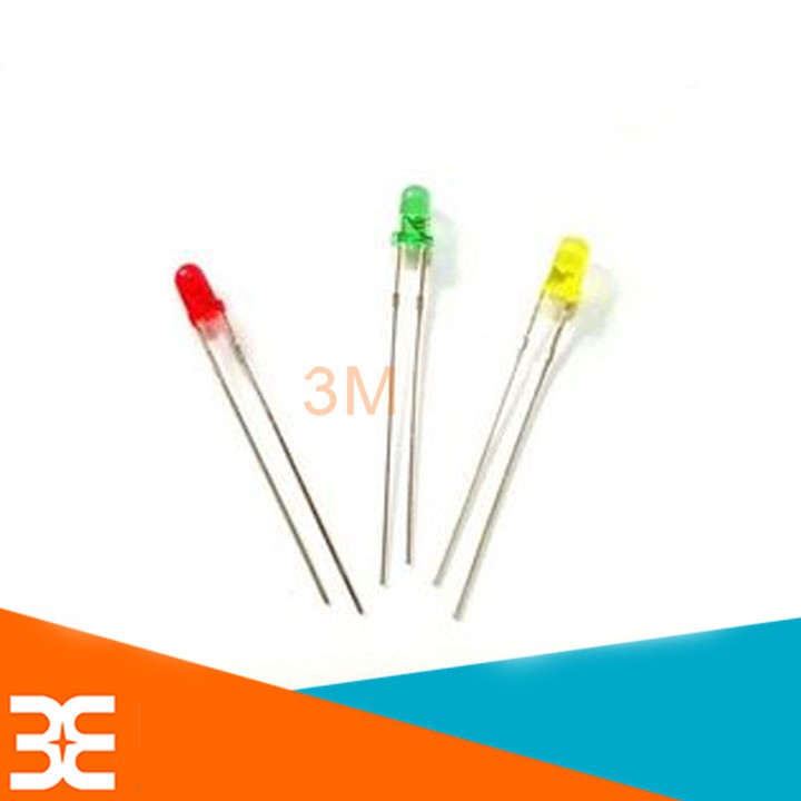Gói 10 con led phủ màu Ø3mm