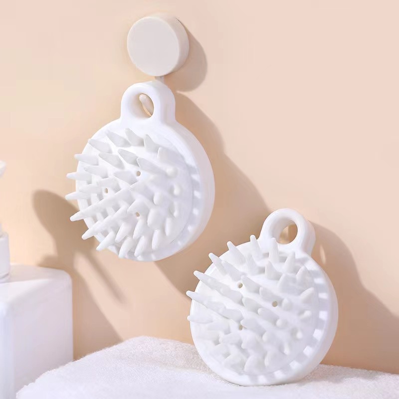 Lược silicon gội đầu giảm rụng tóc, lược mát xa đầu LivingC