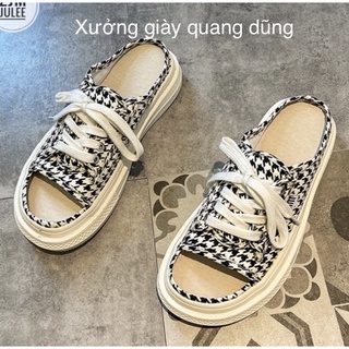 Dép nữ hở mũi hàn quốc chuẩn size