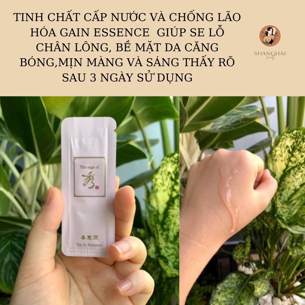 Gói Tinh Chất Cấp Nước Kiềm Dầu Căng Mọng Chống Lão Hoá Trắng Da The Saga Of Xiu Ga In Essence