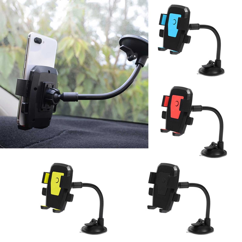 Giá Đỡ Điện Thoại Cổ Ngỗng Linh Hoạt Có Giác Hút Gắn Bảng Điều Khiển Tiện Dụng