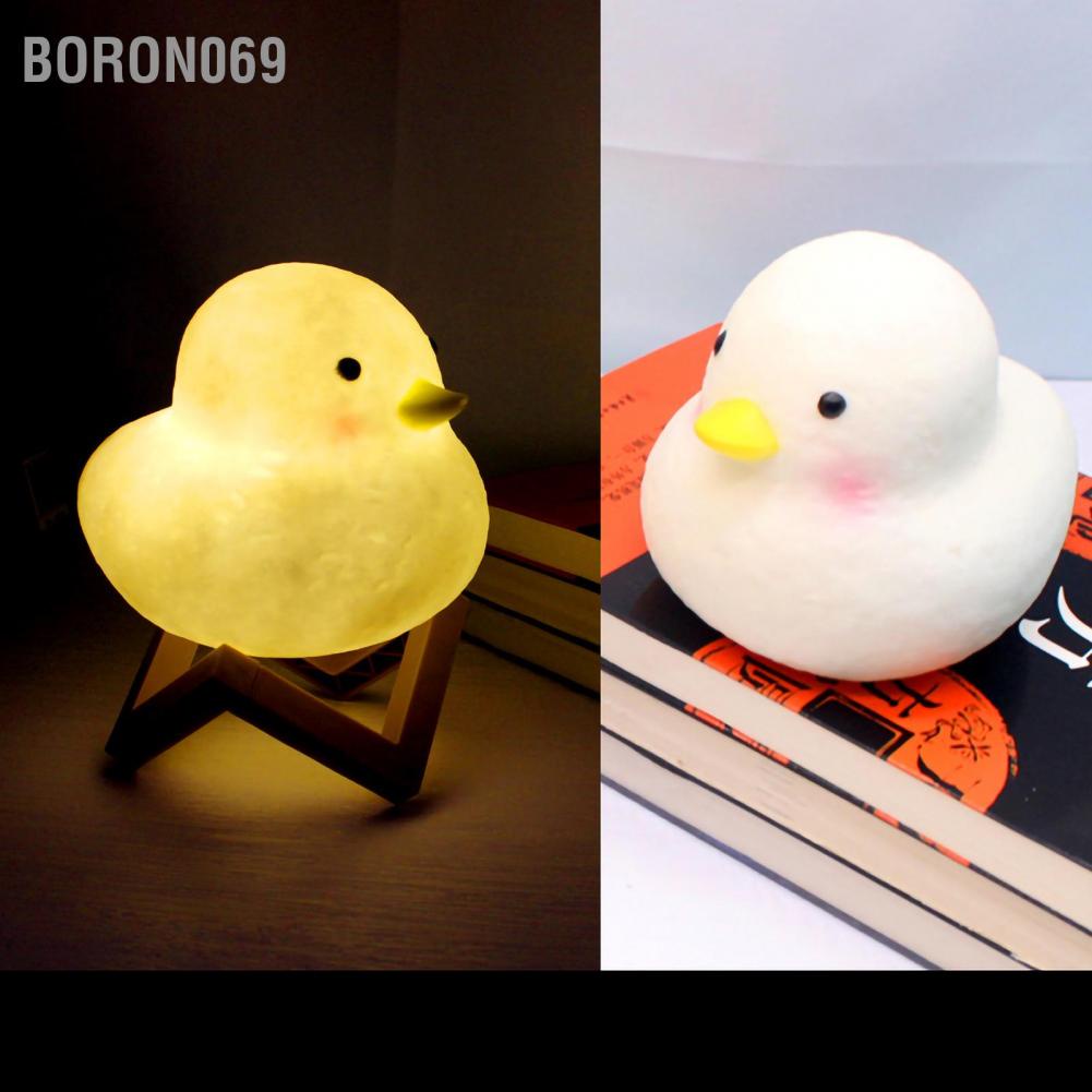 Boron069 Đèn ngủ Silicone Phim hoạt hình LED đầu giường Động vật dễ thương cho Phòng trẻ em