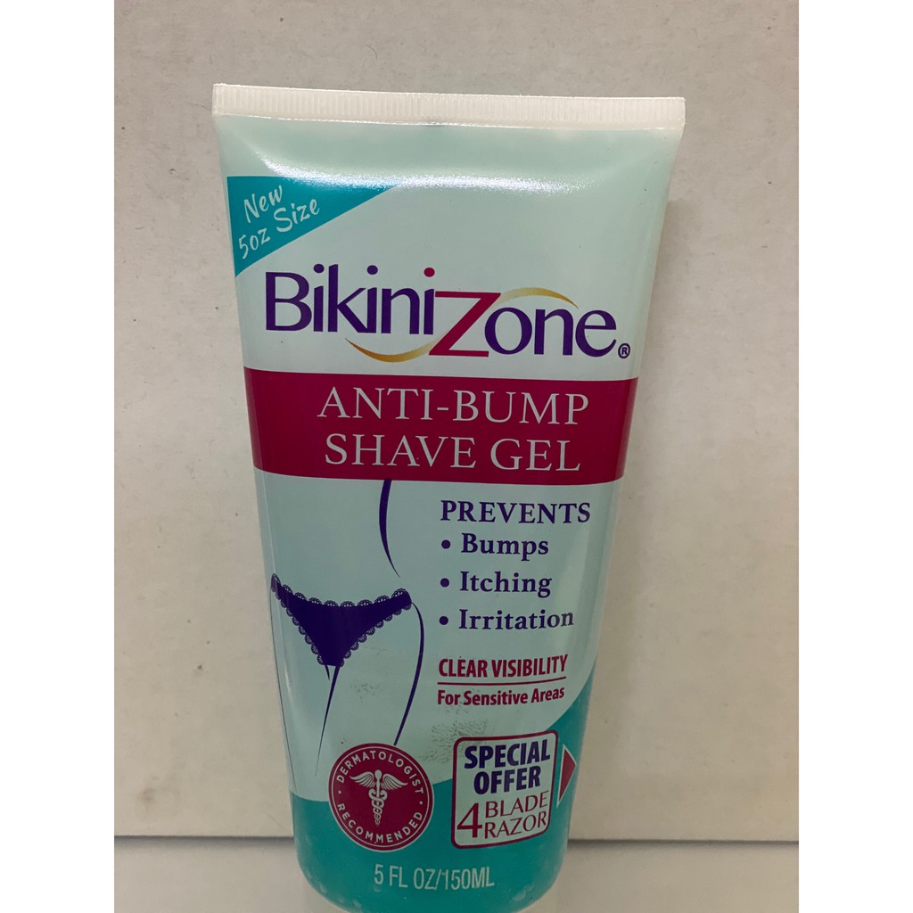 Gel Cạo Bikini Zone Anti-Bumps Shave Gel 150ml