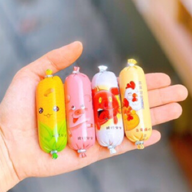 (SẴN) Xúc xích mini 4 vị